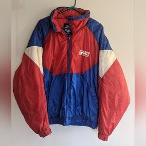 NFL New York Giants GameDay  Zip Jacket By Turbo Zone Sportswear Vintage XXL